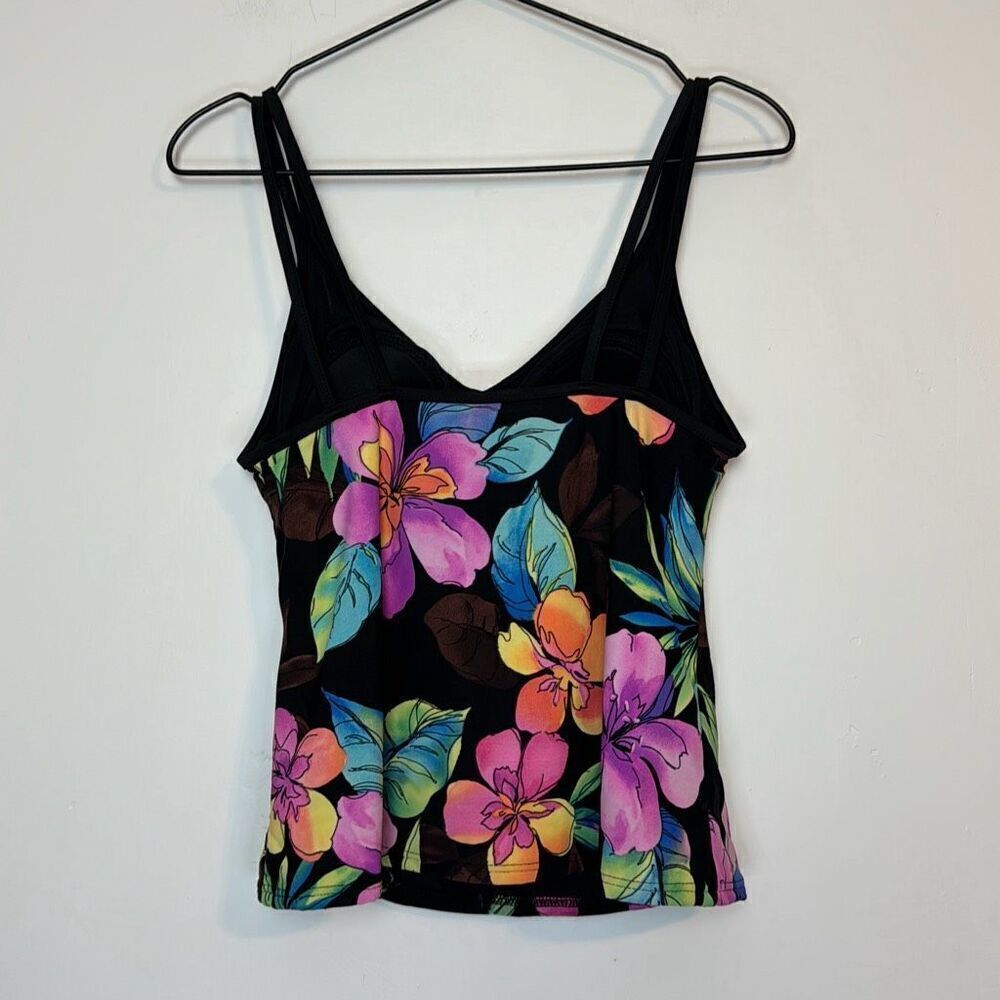 Miraclesuit Floral Tankini Top 10 - Picture 3 of 7